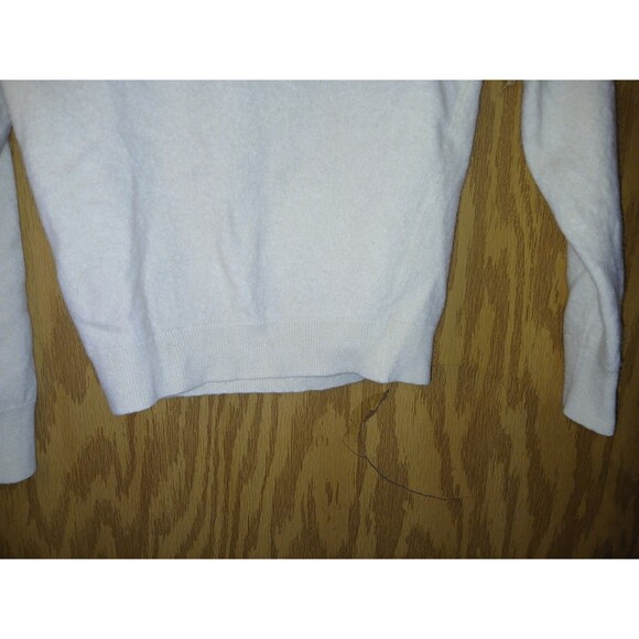 Cashmere By Pringle Sweater Made In Scotland Womens Size 36/92 Fits 28×16 Yellow - Picture 14 of 14